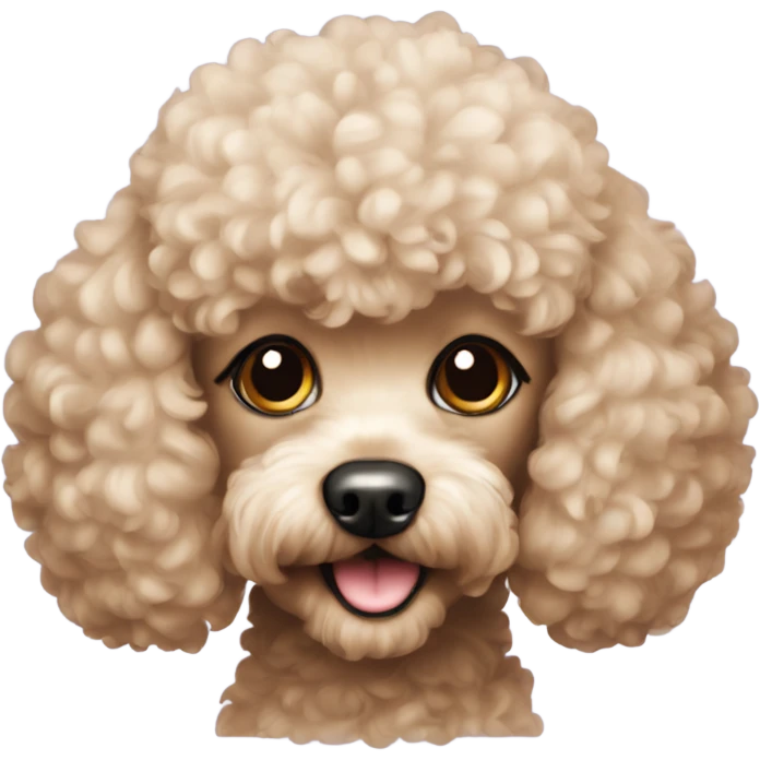 toy poodle emoji