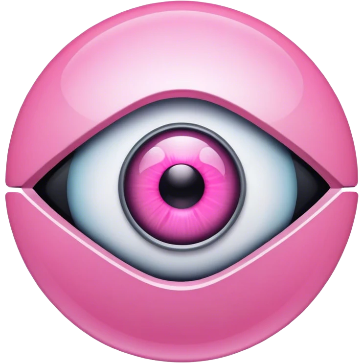 pink skynet eye emoji