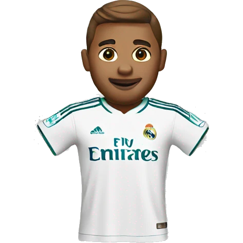 Memoji Real Madrid shirt emoji