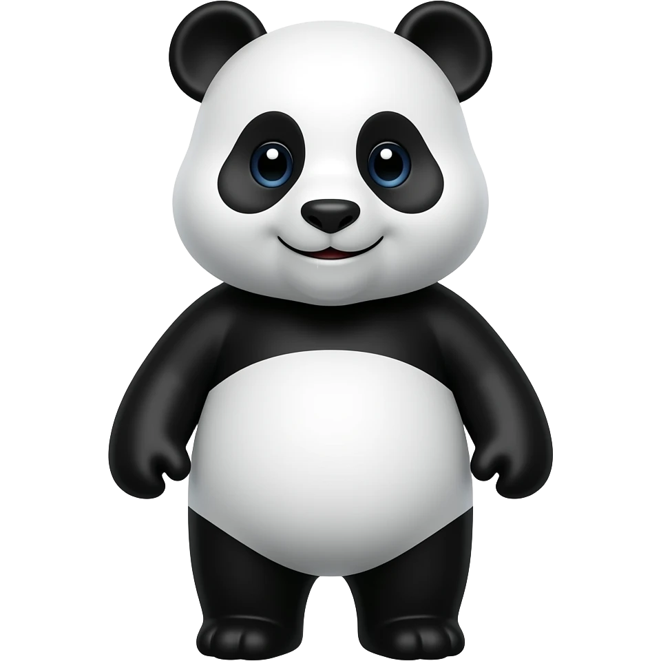 while panda emoji