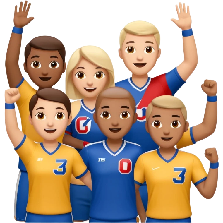 толпа 3д фото фанаты emoji