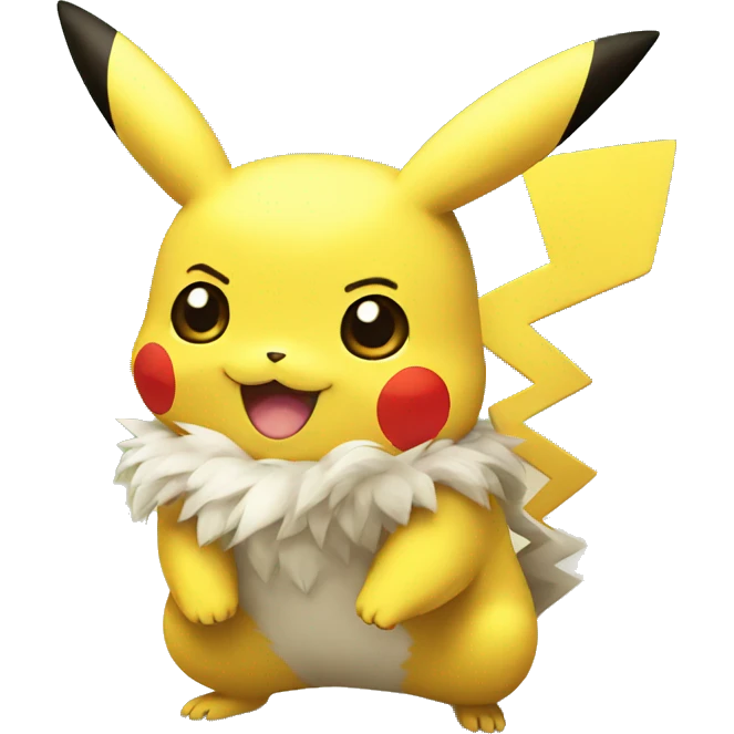 Pikachu said hi emoji