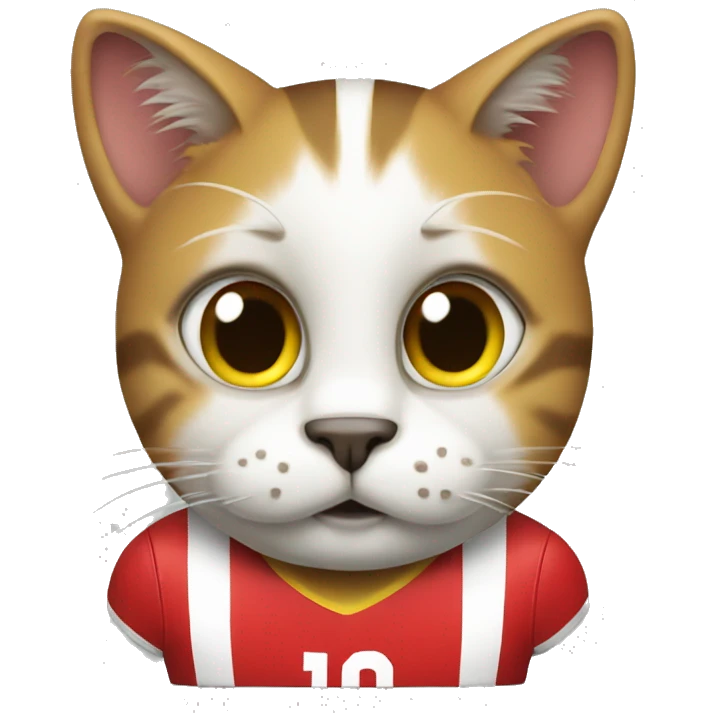 Cat football Belgium emoji