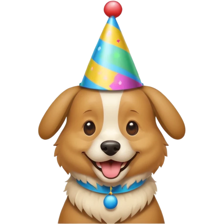 dog in party animal emoji