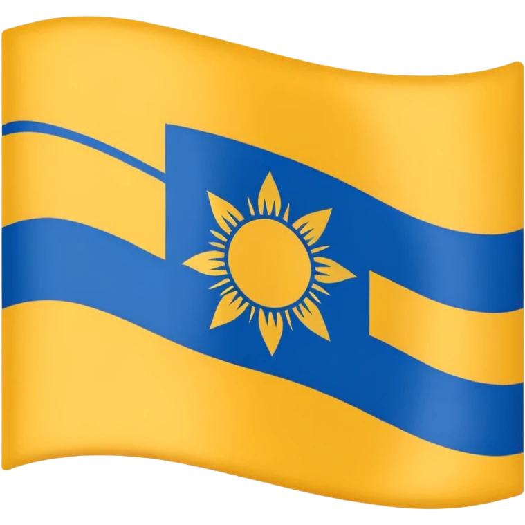 флаг республики Бурятия  emoji