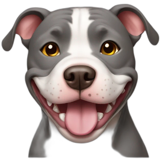 smiling pitbull emoji