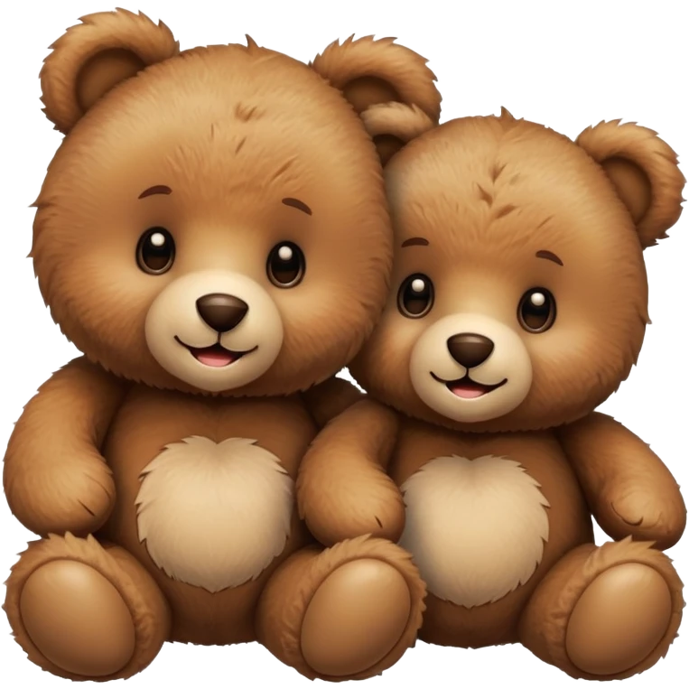 Um casal de ursinho  emoji