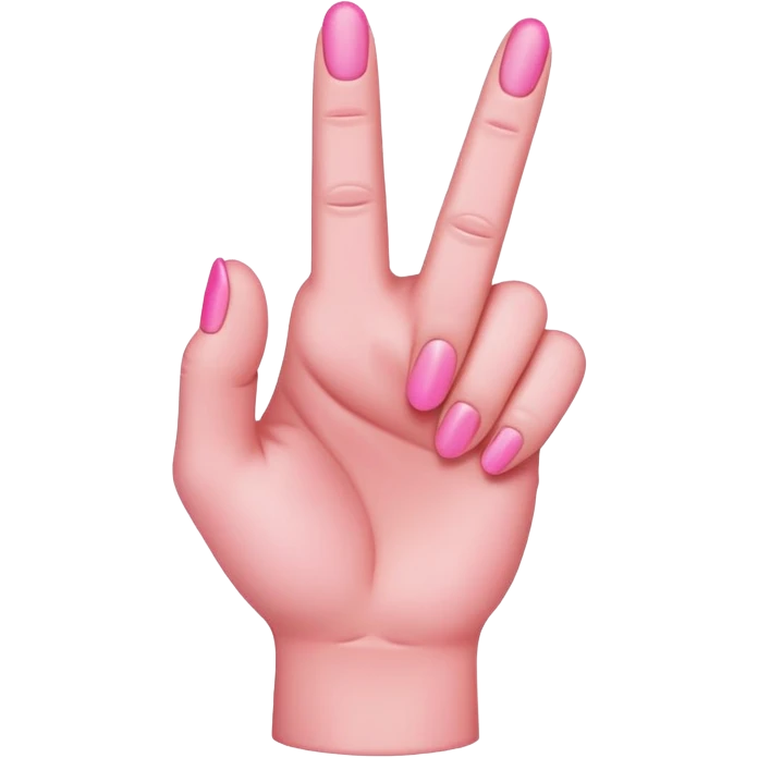 pink middle finger emoji