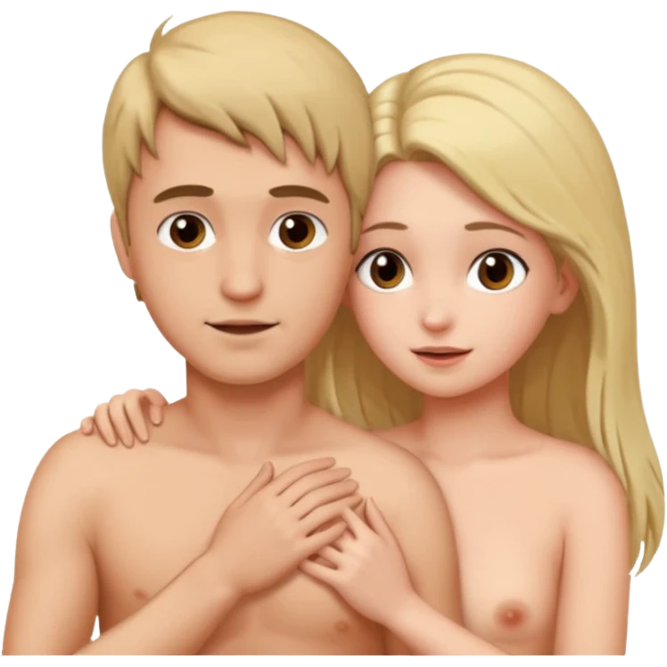 men and girl having sex . she is naked boobs. she is having sex. a men holding her hair emoji