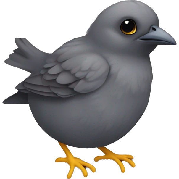 Amsel mit baby amsel kuscheln emoji