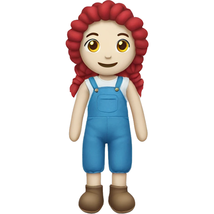 rag doll plush blue emoji