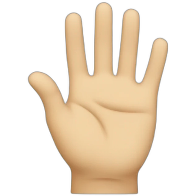 waving hand emoji