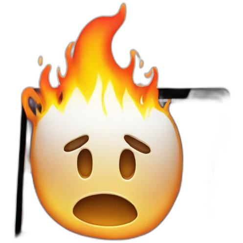macbook flaming emoji