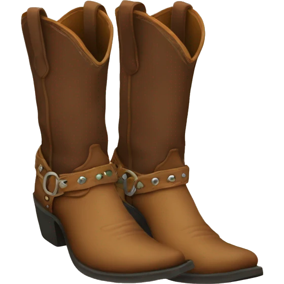 Cowgirl boots emoji