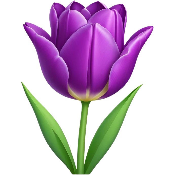 Purple tulip  emoji