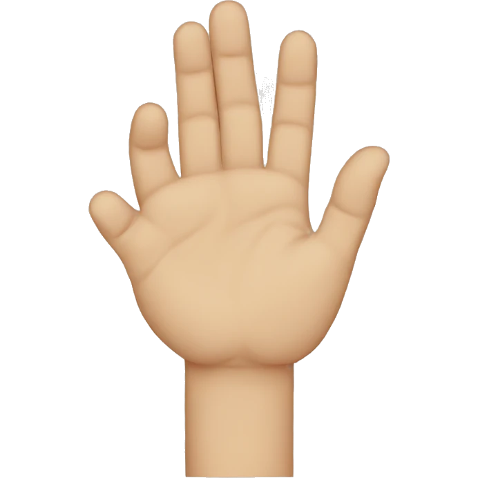 hand cross emoji