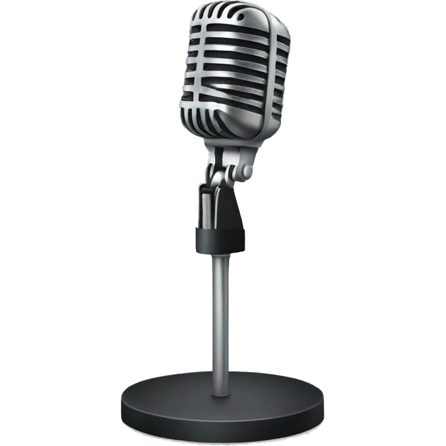 microphone stand emoji