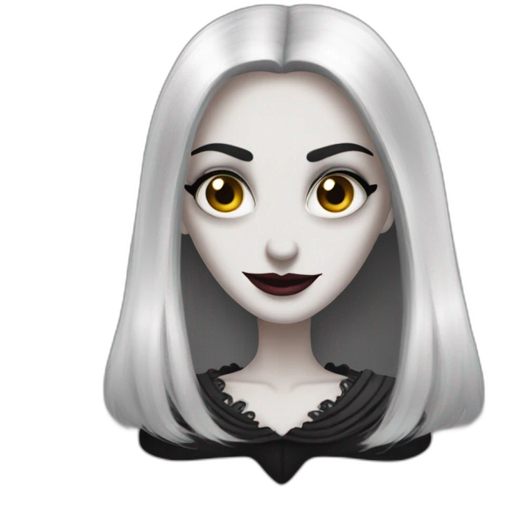 Fétide Addams en femme emoji