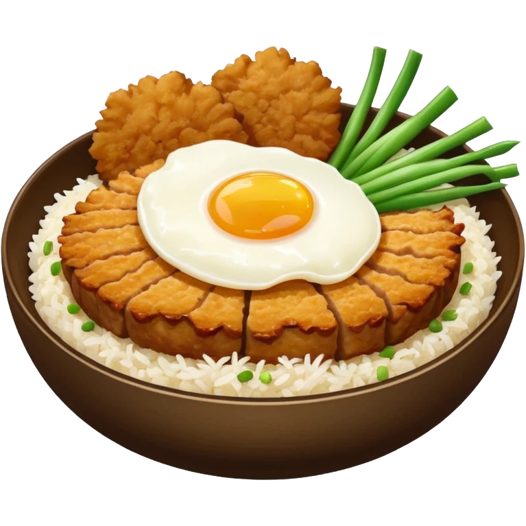 katsudon in a bowl emoji