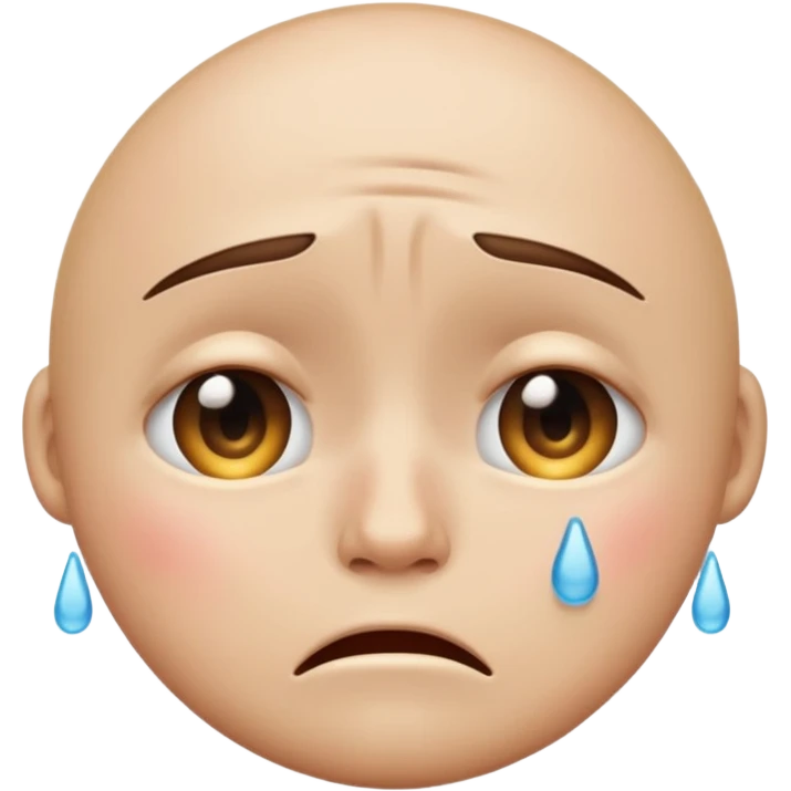 crying face emoji, expressive and clear emoji