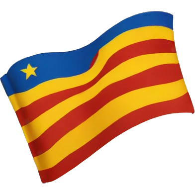 bandera catalana emoji