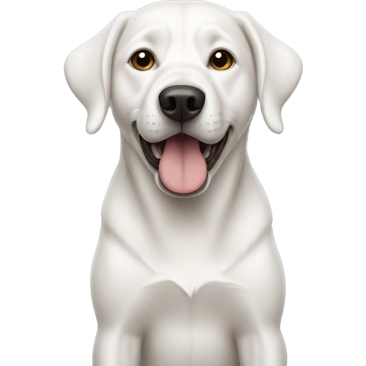 White dog emoji