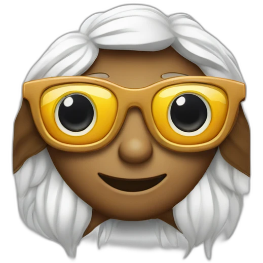 caca avec des lunettes de soleil emoji