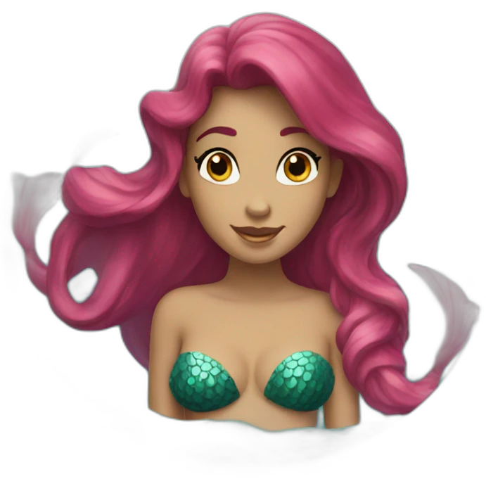little mermaid emoji