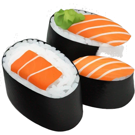 Sushi on plate emoji