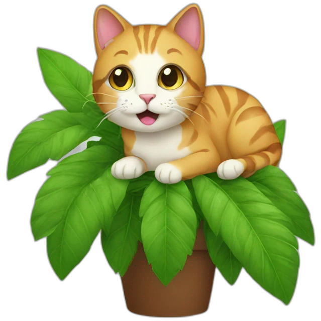 plant cat emoji