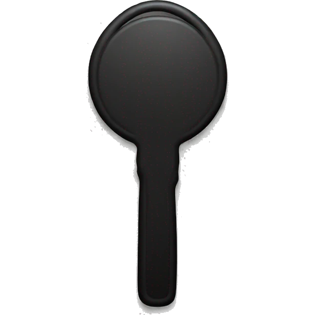 search symbol in black color emoji