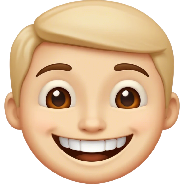 Sorriso maligno e engraçado  emoji
