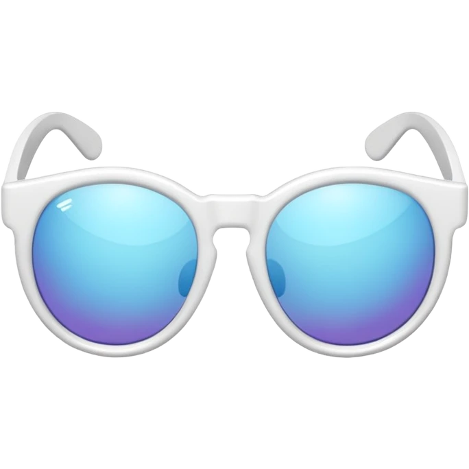 3d style white sunglasses emoji