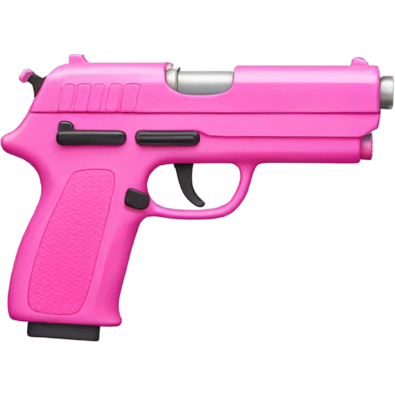 pink gun emoji