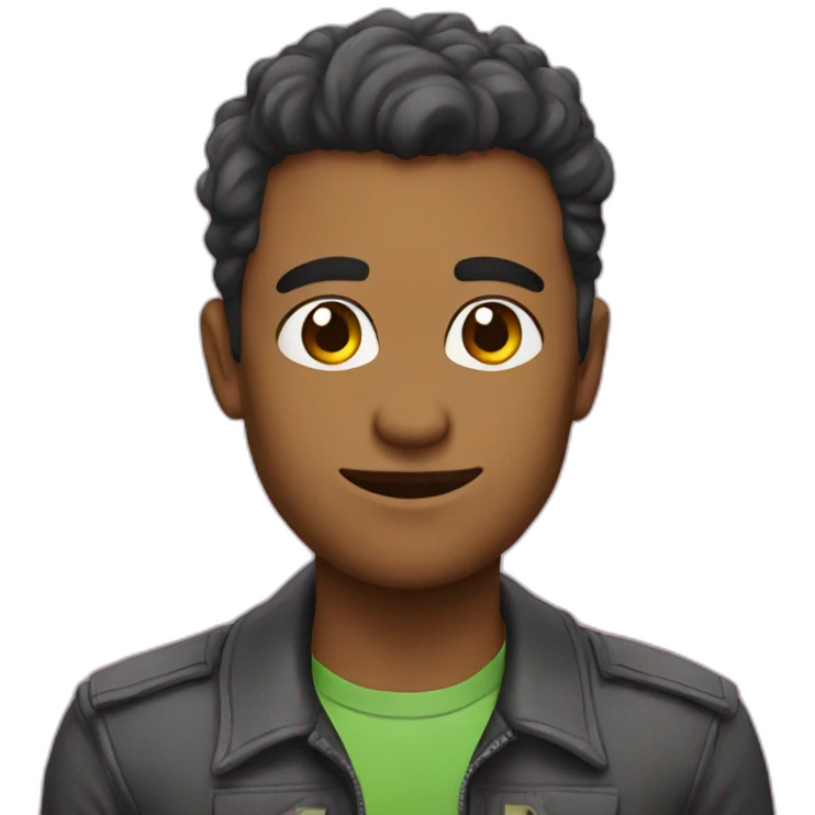 Um homem gay emoji