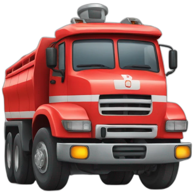 Caminhão de bombeiro emoji