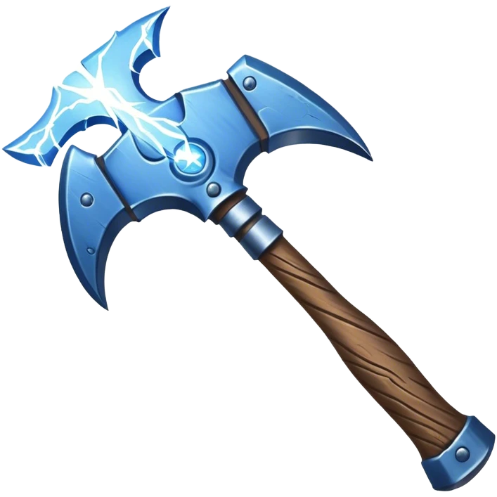 Thunder axe emoji