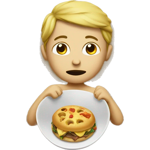 Eating emoji