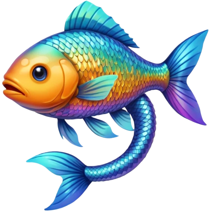 Fish tail emoji
