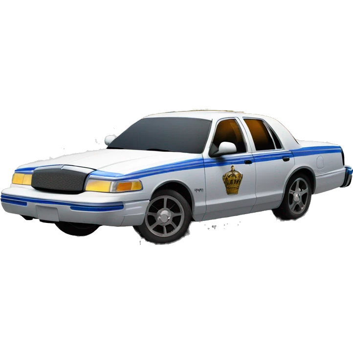 crown victoria doing burnout emoji