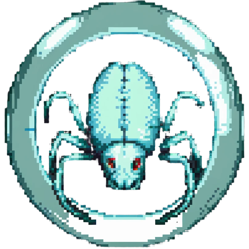 MRI embryo digital fetal small shape in otherworldly bubble, eerie, horror, insectoid, crustaceanoid emoji