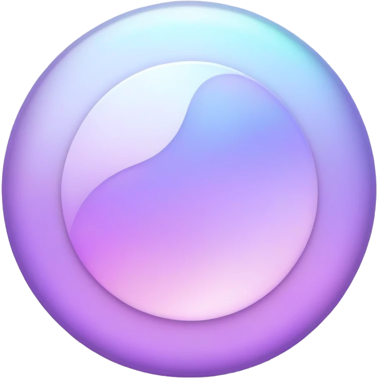 Iridescent pastel purple formal elegant sophisticated cultured neat pretty beautiful nifty app icon emoji