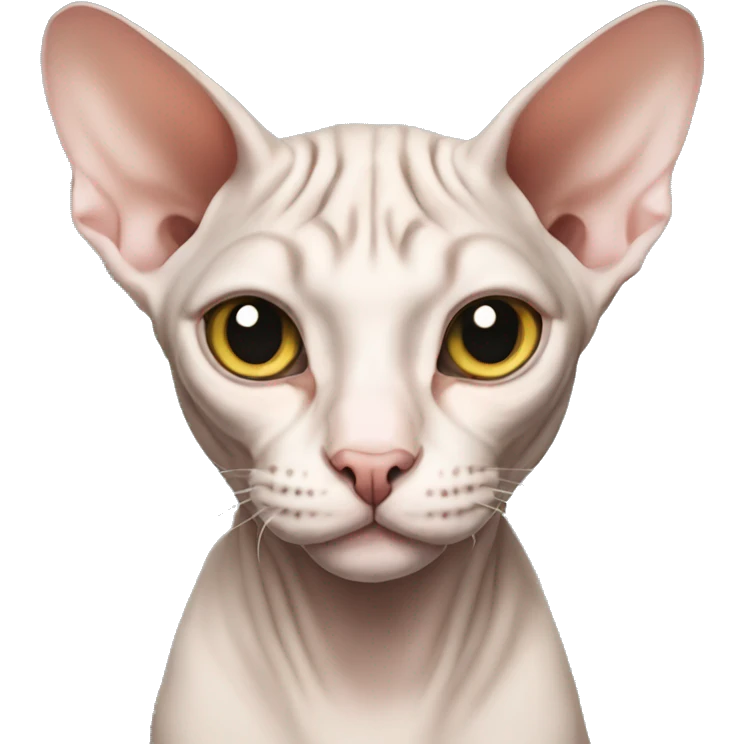 Sphynx cat emoji