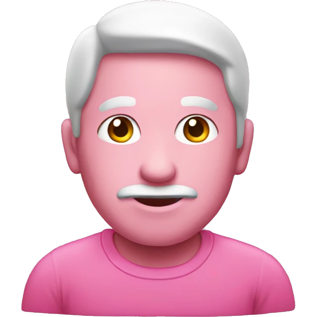 Pink man emoji