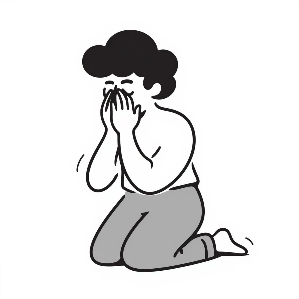 Naked man on knee emoji