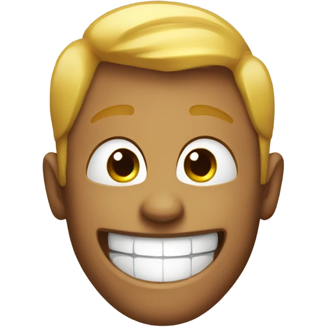 Super happy face  emoji