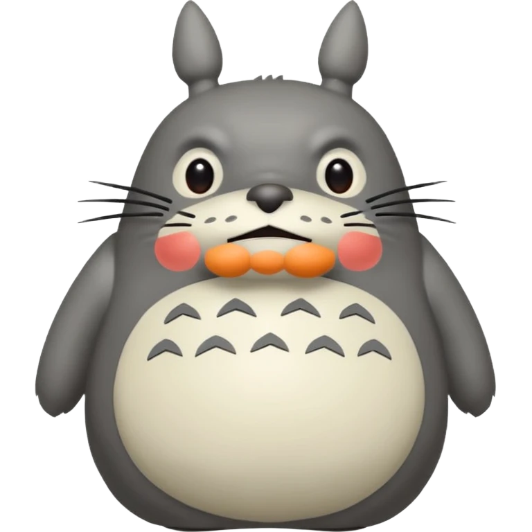 Totoro tierno que se parezca al real  emoji