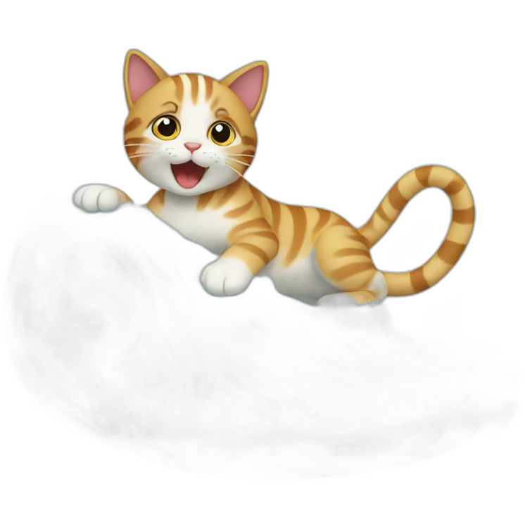Cats on the Waves emoji