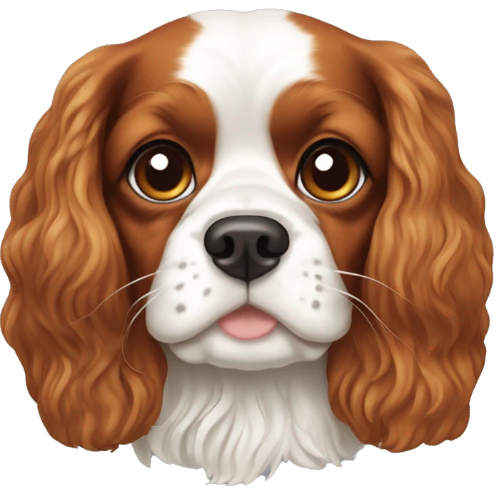 Cavalier, King Charles spaniel ￼ emoji