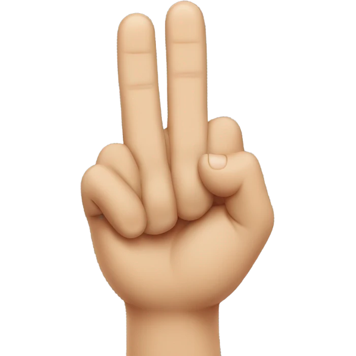 Finger saying no emoji